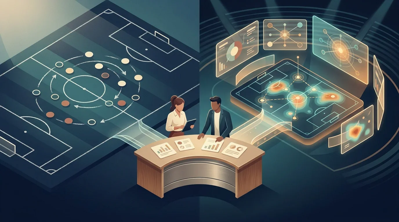 Ilustrasi editorial sportsbook tradisional dan arena e-sukan